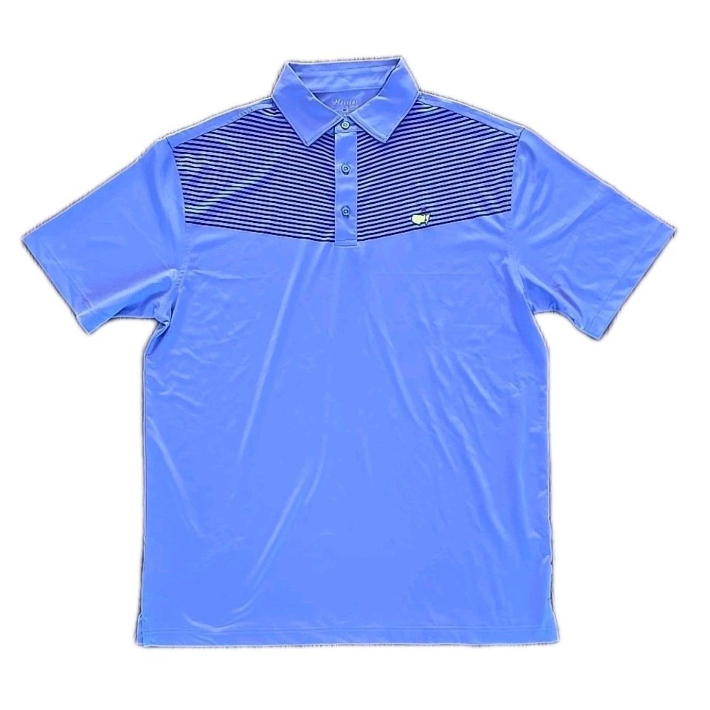 Masters Tech PURPLE Golf Performance Stretch Golfing Polo Shirt Men's Size L